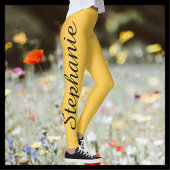 KIES UW Leggings voor aangepaste kleuren met naam