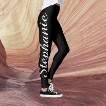 KIES UW Leggings voor aangepaste kleuren met naam