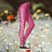 KIES UW Leggings voor aangepaste kleuren met naam