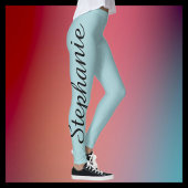 KIES UW Leggings voor aangepaste kleuren met naam