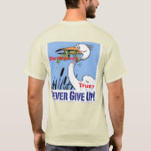 Kies uw maat: Dubbelzijdig mannen T-Shirt (Achterkant)