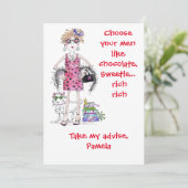 Kies uw Mannen met Waterverf-tekening aanbevelen Feestdagenkaart (Staand voorkant)