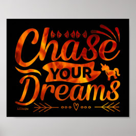 KIES UW motivatie prijsopgave VOOR DREAMS Poster