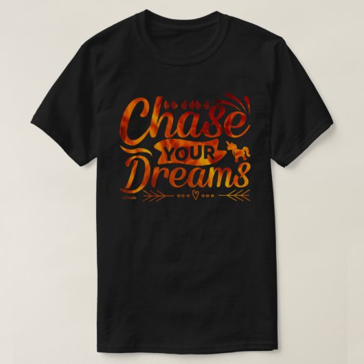 KIES UW motivatie prijsopgave VOOR DREAMS T-shirt (Design voorkant)