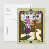 Kies uw pad_A_ Briefkaart (Voorkant / Achterkant)