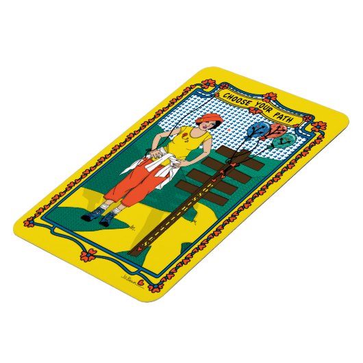 Kies uw pad_B_4x6 koelkast Magnet Magneet (Linkerzijde)