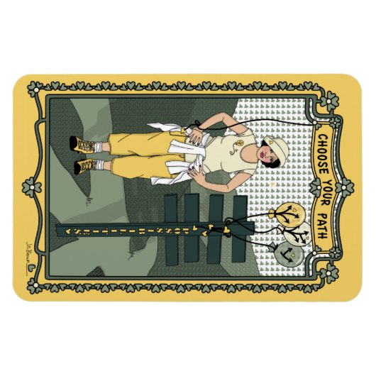 Kies uw Path_C_4x6 koelkast Magnet Magneet (Horizontaal)