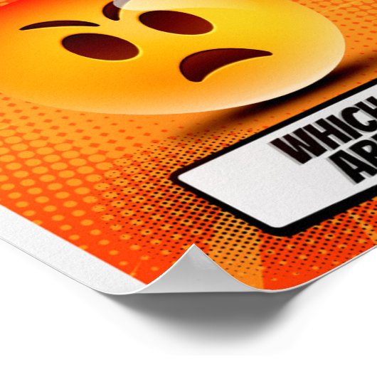 Kies uw persoonlijkheid (mat) poster (Hoek)