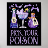 Kies uw Poison Halloween Cocktail Drinken Poster (Voorkant)