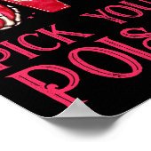 Kies uw Poison Halloween Cocktail Drinken Poster (Hoek)