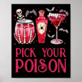 Kies uw Poison Halloween Cocktail Drinken Poster (Voorkant)
