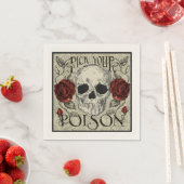 Kies uw Poison Skull servetten (Insitu)