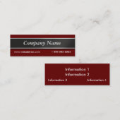 Kies uw professionele kleurenVisitekaartjes Mini Visitekaartje (Voorkant / Achterkant)