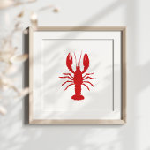 Kies uw Silhouette Kleur van de Lobster Poster