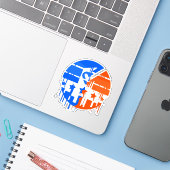 Kies uw toekomst sticker (Laptop met iPhone)