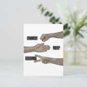 kies uw wapen briefkaart (Staand voorkant)