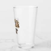 Kies uw wapen grappige schaakstukken speler glas (Links)