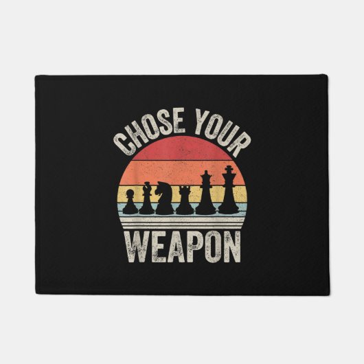 Kies uw weapon grappige stukken deurmat (Voorkant)