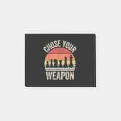 Kies uw weapon grappige stukken post-it® notes (Voorkant)