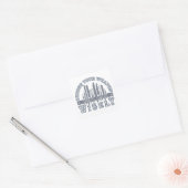 Kies uw Weapon-stickers Vierkante Sticker (Envelop)