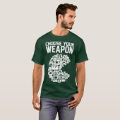 Kies uw Weapon Video Game Console T-shirt (Voorkant volledig)