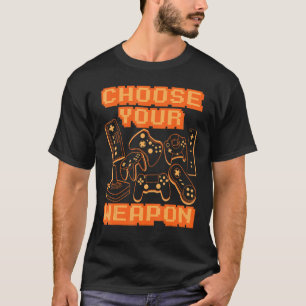 Kies uw Weapon Video Game Controller Console G T-shirt