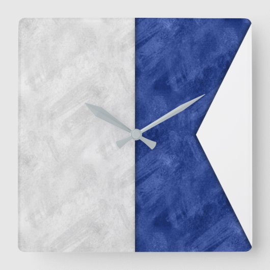 Kies van 26 Zeevaart Maritieme Vlaggen van de Vierkante Klok (Voorkant)