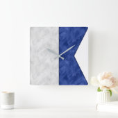 Kies van 26 Zeevaart Maritieme Vlaggen van de Vierkante Klok (Huis)