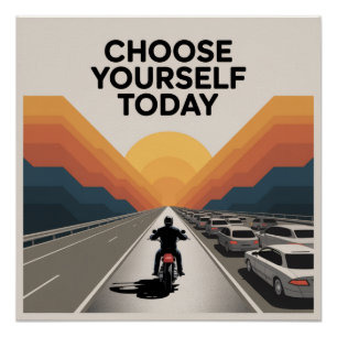 Kies Vandaag Jezelf Perfect Poster