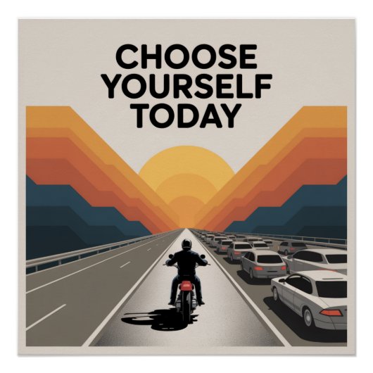 Kies Vandaag Jezelf Perfect Poster (Voorkant)