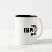 Kies vandaag nog geluk tweekleurige koffiemok (Voorkant rechts)