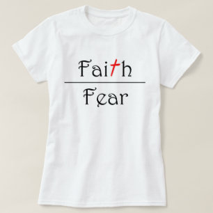 Kies Vertrouwen over angst T-shirt