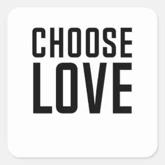 Kies Vierkante Sticker