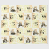 Kies voor blijdschap; kies voor vreugde; maar bid cadeaupapier (Vlak)