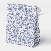 Kies voor de Delfts Blauwe Vogels & Strepen Bedankdoosjes (Achterkant)