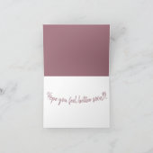 Kies voor de Franse Bulldog Floral Shabby Chic Bedankkaart (Binnen)