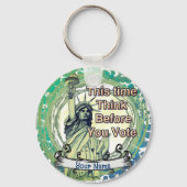 Kies voor de gebruikersnaam Stemvrijheid Sleutelhanger (Voorkant)