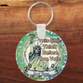 Kies voor de gebruikersnaam Stemvrijheid Sleutelhanger (Voorkant)