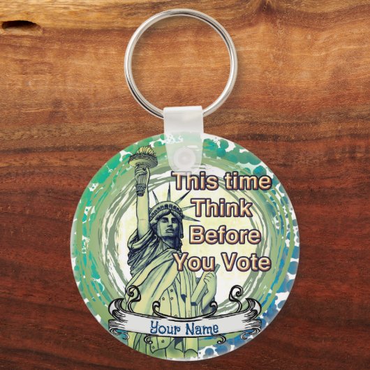 Kies voor de gebruikersnaam Stemvrijheid Sleutelhanger (Voorkant)