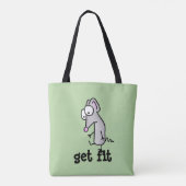 Kies voor de juiste muis tote bag (Achterkant)