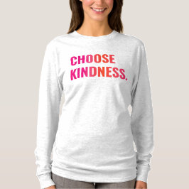 Kies voor de Kindness Sunset Long hoeve Runtop T-shirt