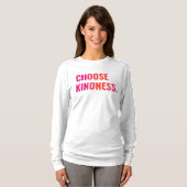 Kies voor de Kindness Sunset Long hoeve Runtop T-shirt (Voorkant volledig)