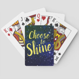 Kies voor de Shine Stars Cosmos Pokerkaarten