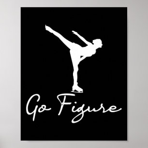 Kies voor een afbeelding - Schaatsen voor damesmei Poster