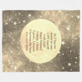 Kies voor een goed Slaap-design Fleece Deken (Voorkant (Horizontaal))