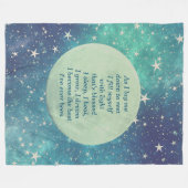 Kies voor een goed Slaap-design Fleece Deken (Voorkant (Horizontaal))