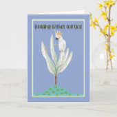 Kies voor een goede kaart voor persoon met slechte (Gele Bloem)