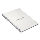 Kies voor een rustig notitieboek – Minimalistische (Rechterzijde)