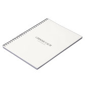 Kies voor een rustig notitieboek – Minimalistische (Linkerzijde)