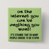 Kies voor een stoute funny Button badge Pin (Voorkant)